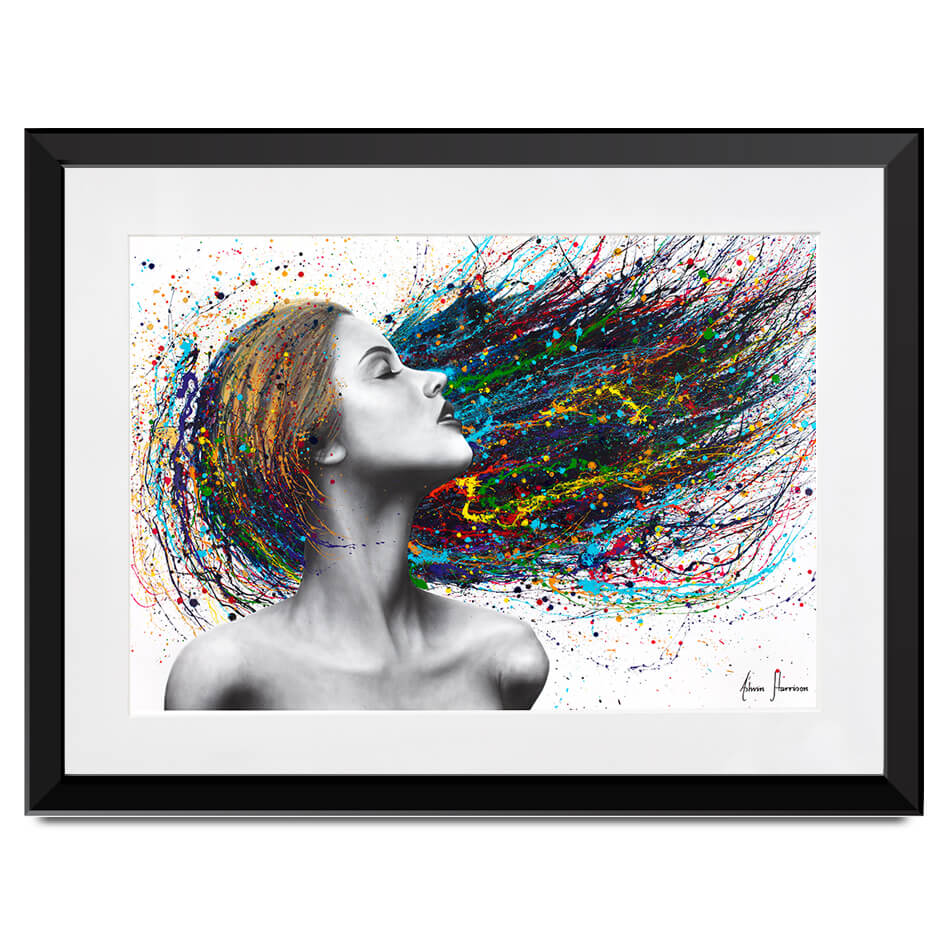 Obsidian Framed Art Print Obsidian Framed Art Print wall art product Ashvin Harrison