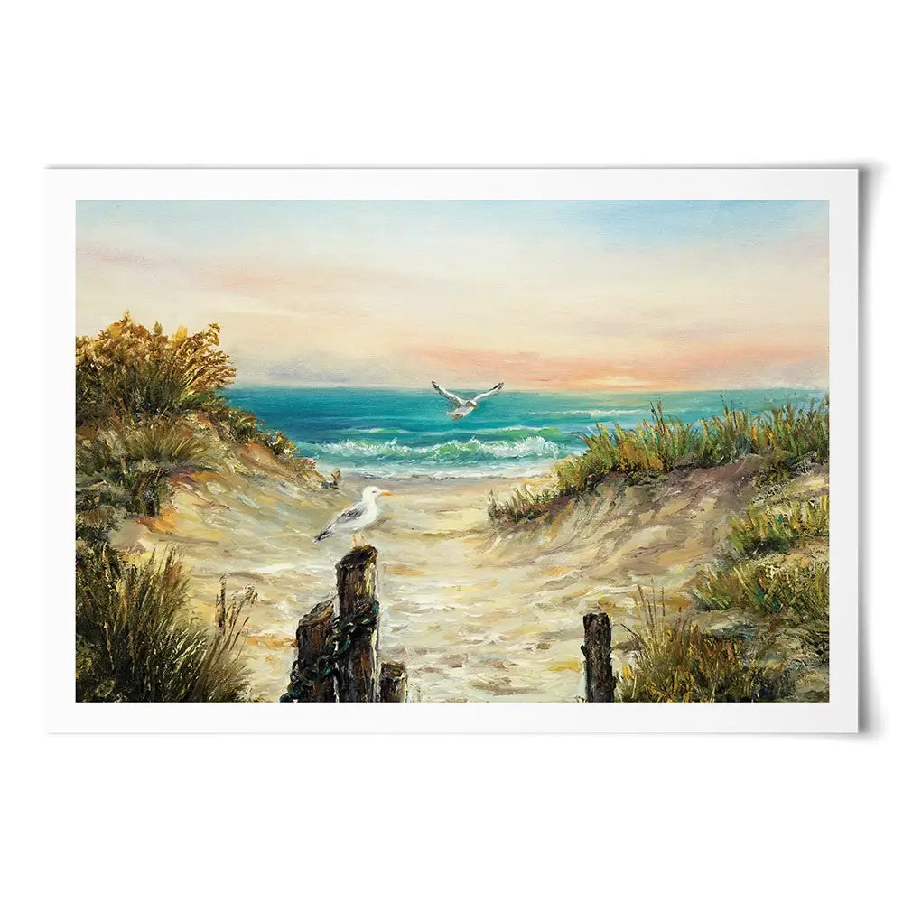 Ocean Beach Dunes Art Print Ocean Beach Dunes Art Print wall art product Boyan Dimitrov / Shutterstock