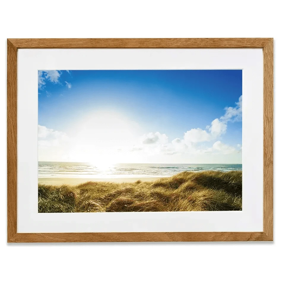 Ocean Beach View Framed Art Print Ocean Beach View Framed Art Print wall art product Sergey Novikov / Shutterstock