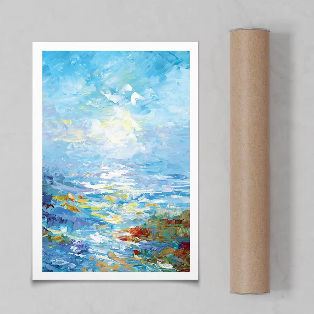 Ocean Bliss Art Print Ocean Bliss Art Print wall art product Leon Devenice