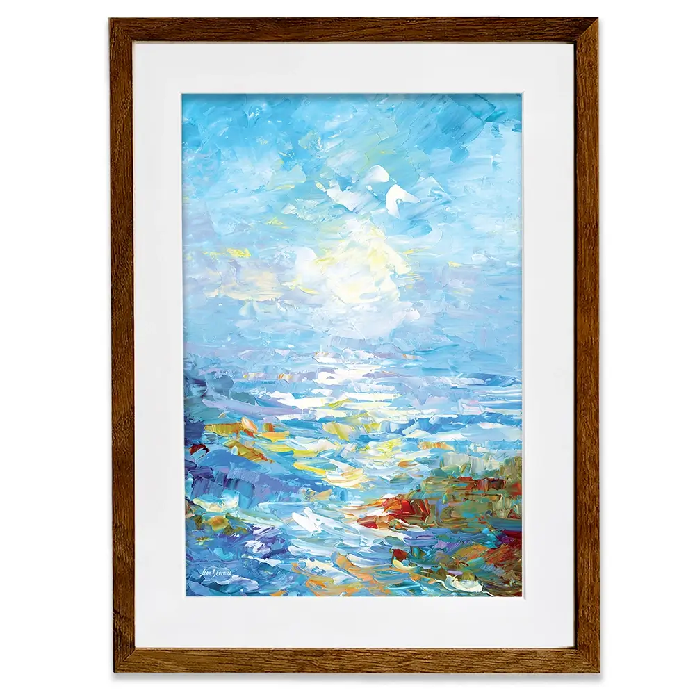 Ocean Bliss Framed Art Print Ocean Bliss Framed Art Print wall art product Leon Devenice