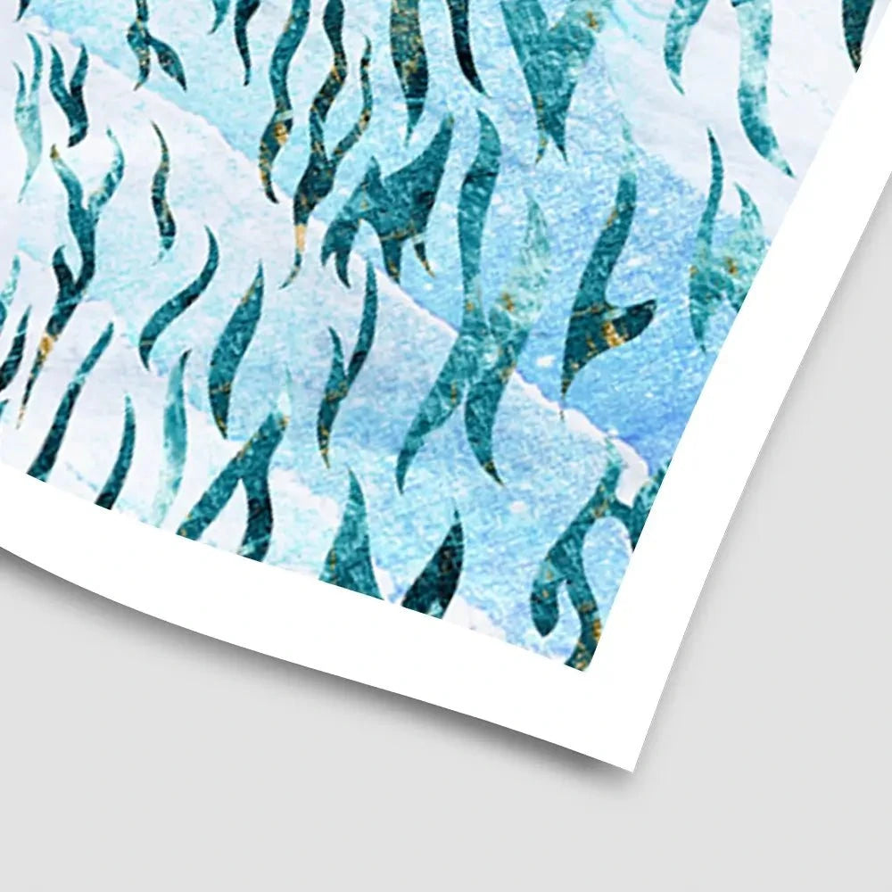 Ocean Grunge Art Print Ocean Grunge Art Print wall art product Sarah Manovski