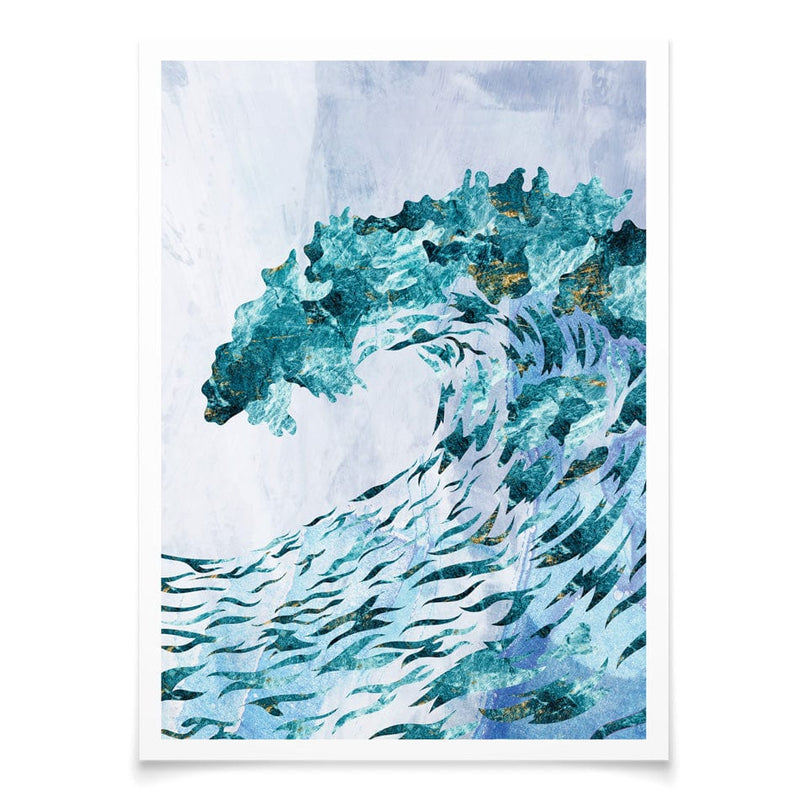 Ocean Grunge Art Print wall art product Sarah Manovski