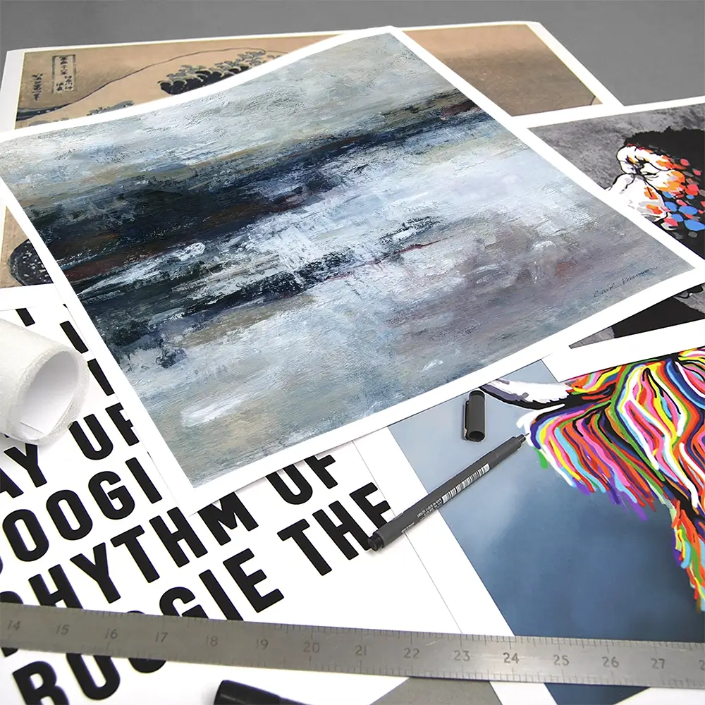 Ocean Motion Square Art Print Ocean Motion Square Art Print wall art product Carol Robinson