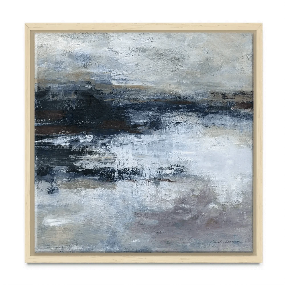 Ocean Motion Square Canvas Print Ocean Motion Square Canvas Print wall art product Carol Robinson