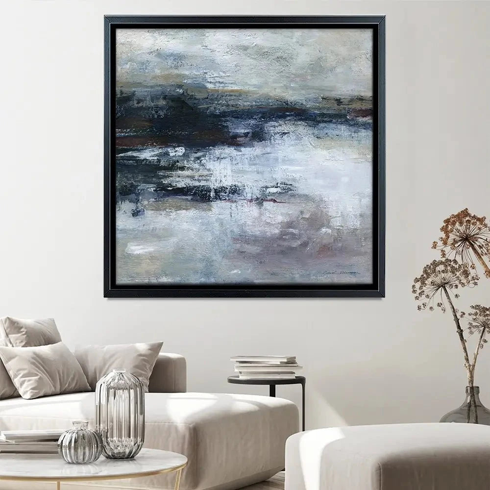 Ocean Motion Square Canvas Print Ocean Motion Square Canvas Print wall art product Carol Robinson