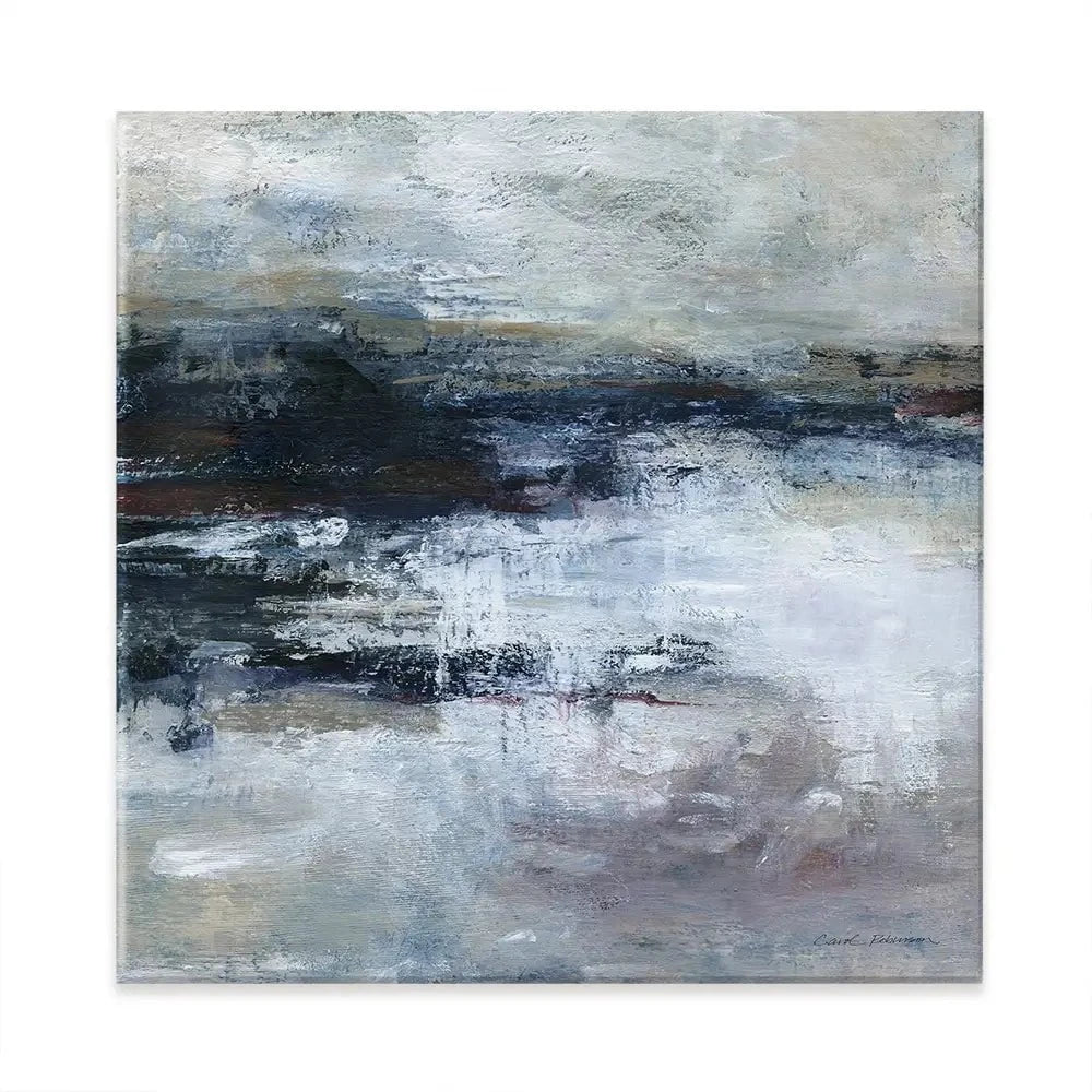 Ocean Motion Square Canvas Print Ocean Motion Square Canvas Print wall art product Carol Robinson