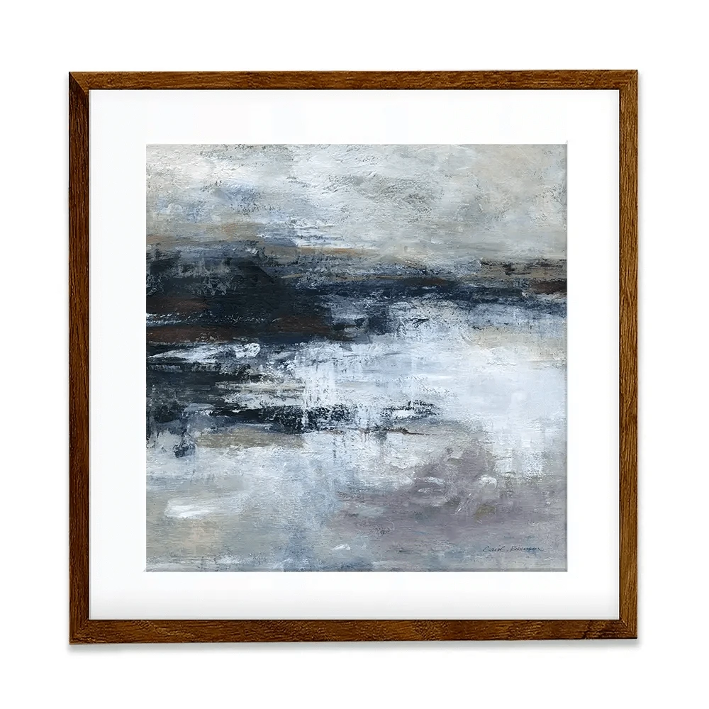 Ocean Motion Square Framed Art Print Ocean Motion Square Framed Art Print wall art product Carol Robinson