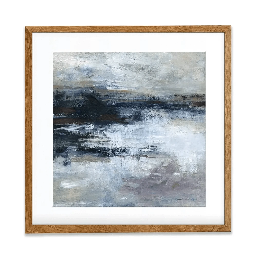 Ocean Motion Square Framed Art Print Ocean Motion Square Framed Art Print wall art product Carol Robinson