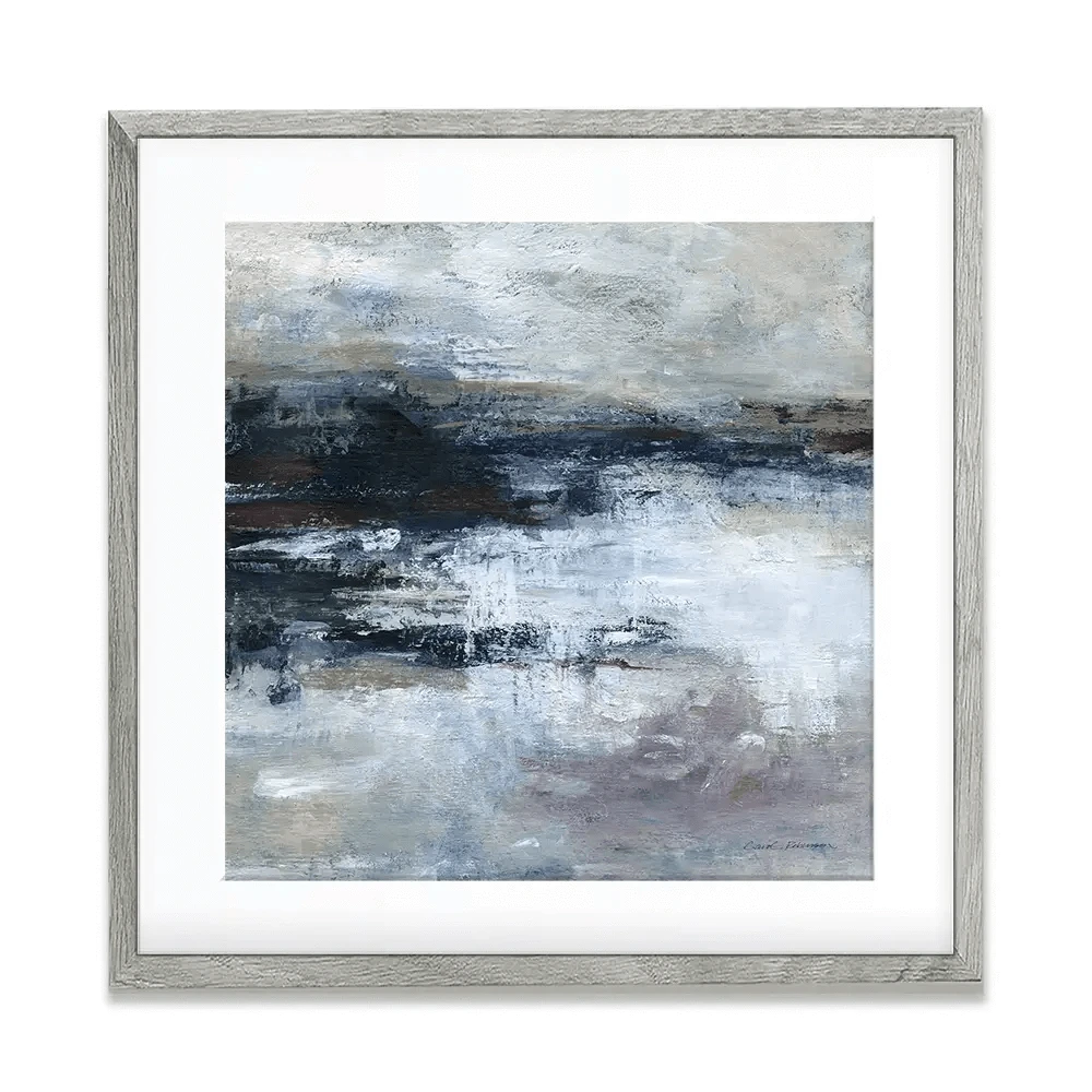 Ocean Motion Square Framed Art Print Ocean Motion Square Framed Art Print wall art product Carol Robinson
