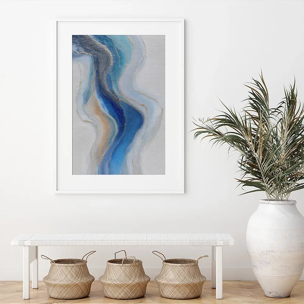 Ocean Shore Framed Art Print Ocean Shore Framed Art Print wall art product LSR Design Studio - Independent