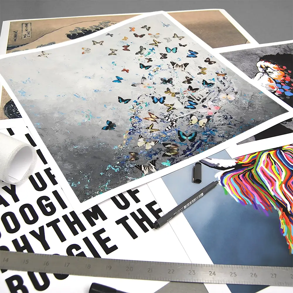 Oceans Wake Square Art Print Oceans Wake Square Art Print wall art product Laure Bury