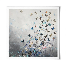 Oceans Wake Square Art Print Oceans Wake Square Art Print wall art product Laure Bury