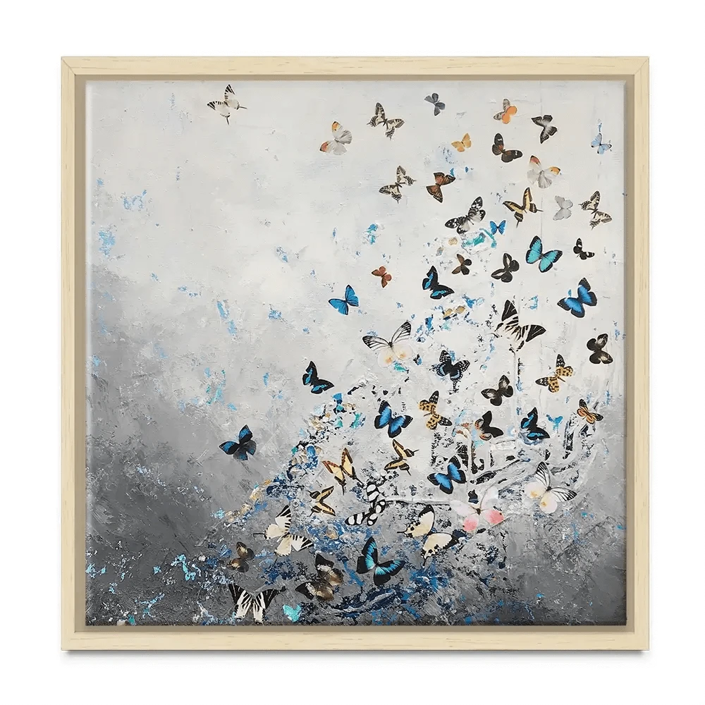 Oceans Wake Square Canvas Print Oceans Wake Square Canvas Print wall art product Laure Bury