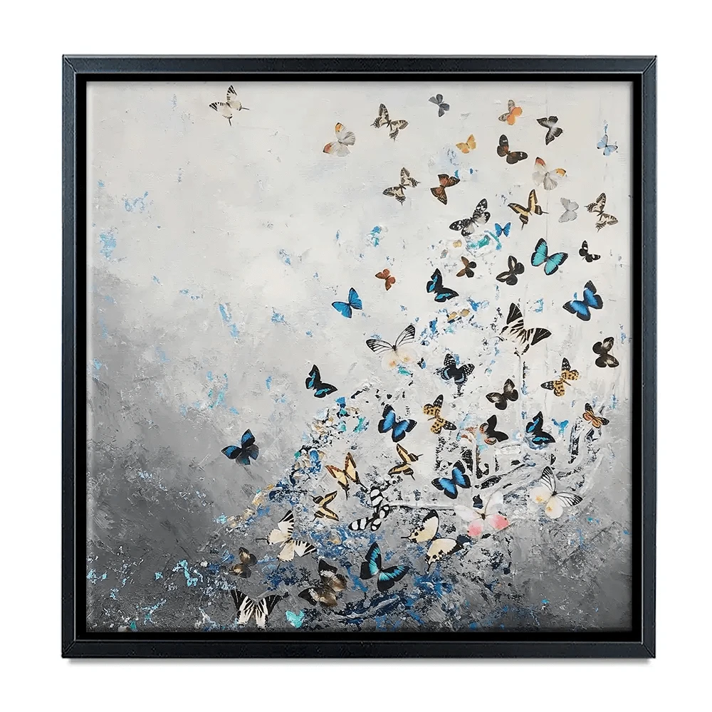 Oceans Wake Square Canvas Print Oceans Wake Square Canvas Print wall art product Laure Bury