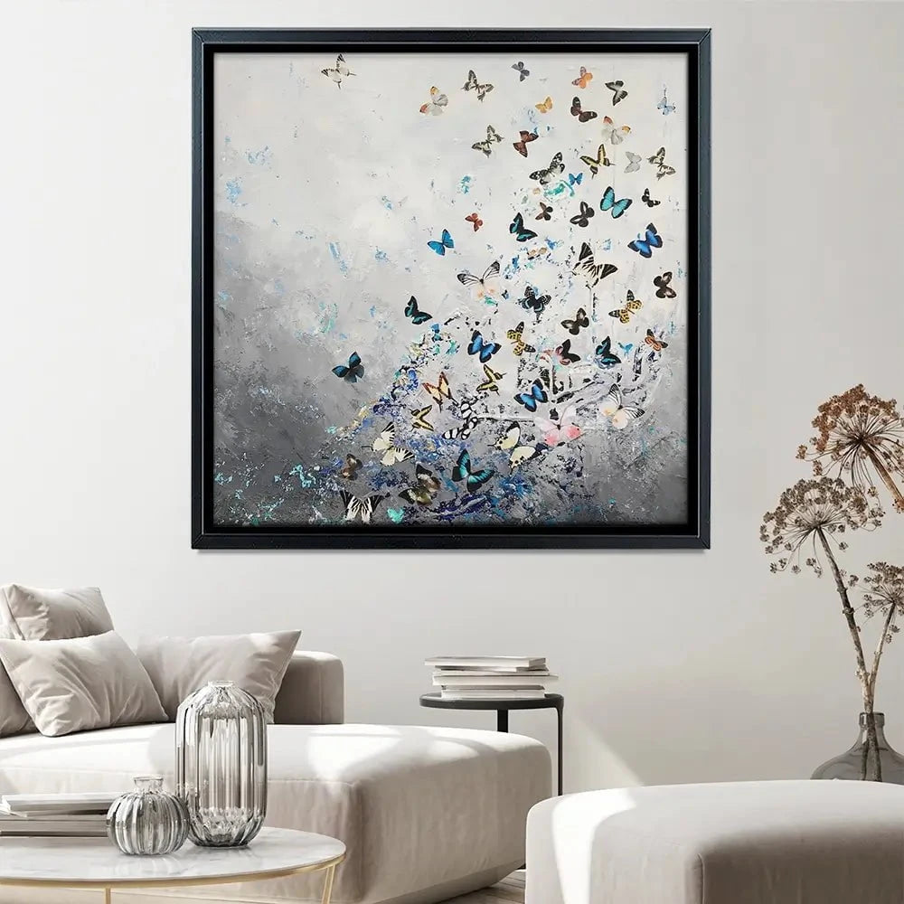 Oceans Wake Square Canvas Print Oceans Wake Square Canvas Print wall art product Laure Bury