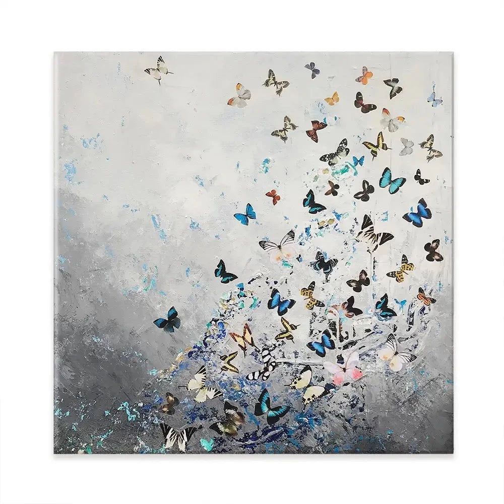 Oceans Wake Square Canvas Print Oceans Wake Square Canvas Print wall art product Laure Bury