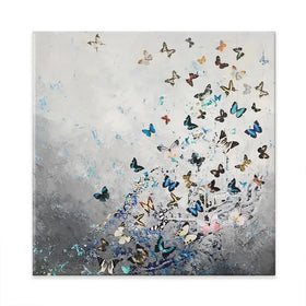 Oceans Wake Square Canvas Print Oceans Wake Square Canvas Print wall art product Laure Bury