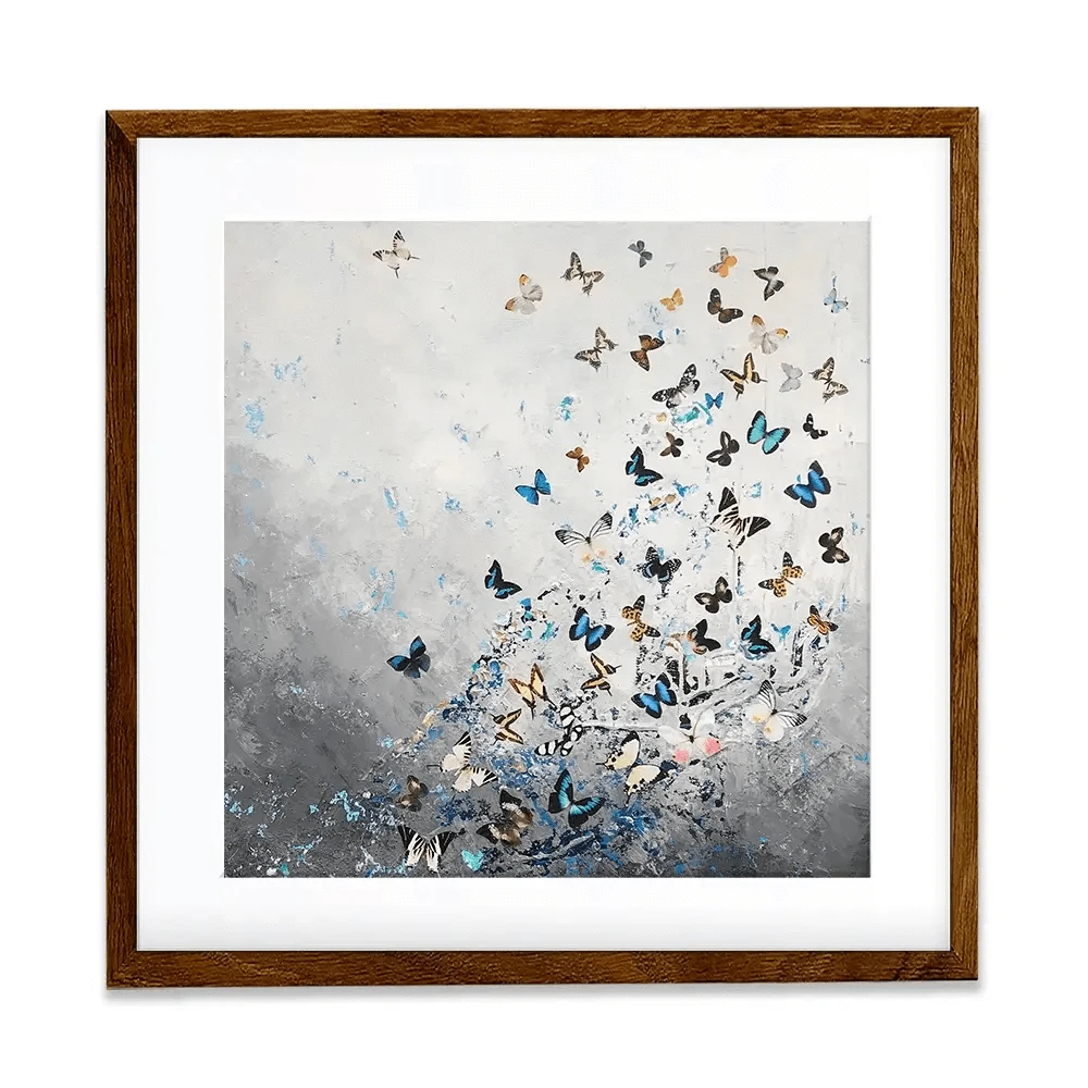 Oceans Wake Square Framed Art Print Oceans Wake Square Framed Art Print wall art product Laure Bury