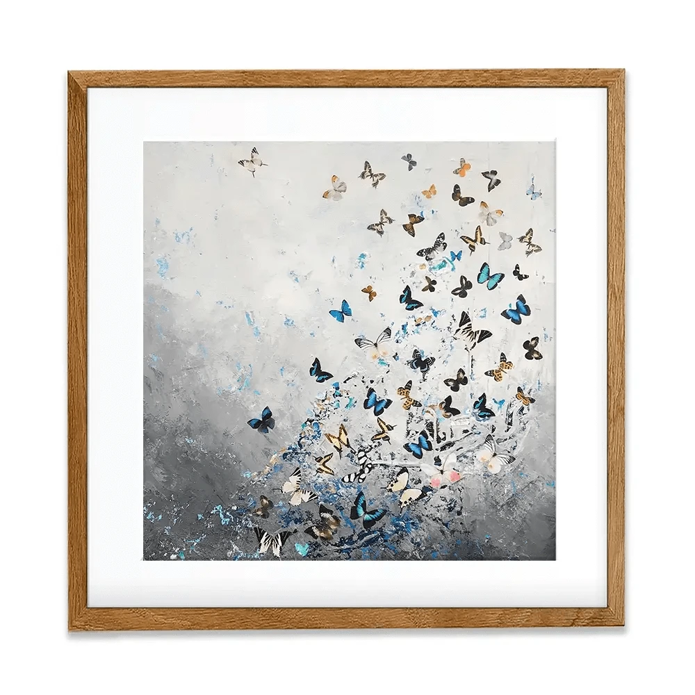 Oceans Wake Square Framed Art Print Oceans Wake Square Framed Art Print wall art product Laure Bury
