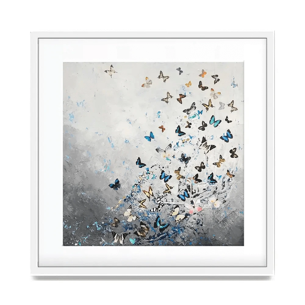 Oceans Wake Square Framed Art Print Oceans Wake Square Framed Art Print wall art product Laure Bury