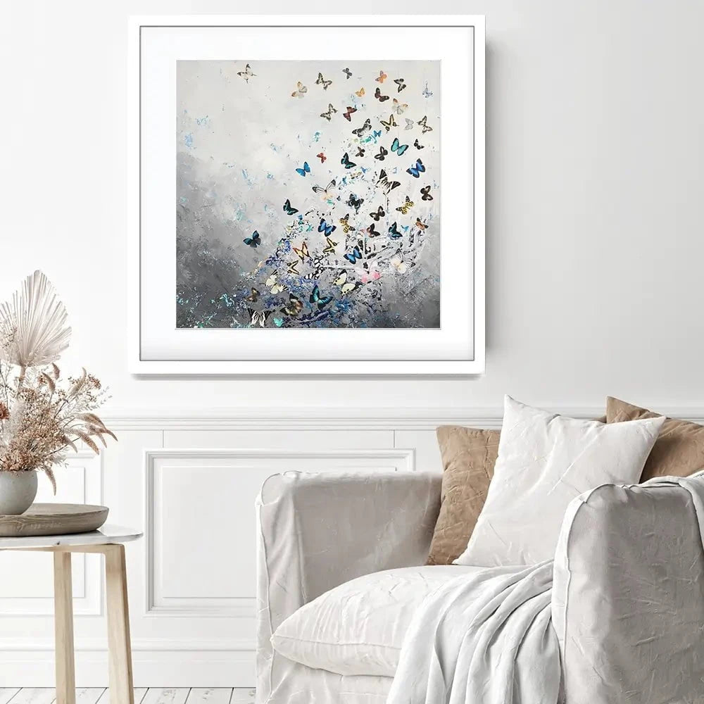 Oceans Wake Square Framed Art Print Oceans Wake Square Framed Art Print wall art product Laure Bury
