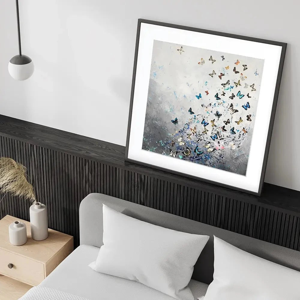 Oceans Wake Square Framed Art Print Oceans Wake Square Framed Art Print wall art product Laure Bury