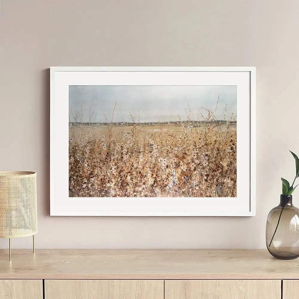 Ochre Landscape Framed Art Print Ochre Landscape Framed Art Print wall art product Tim O'Toole