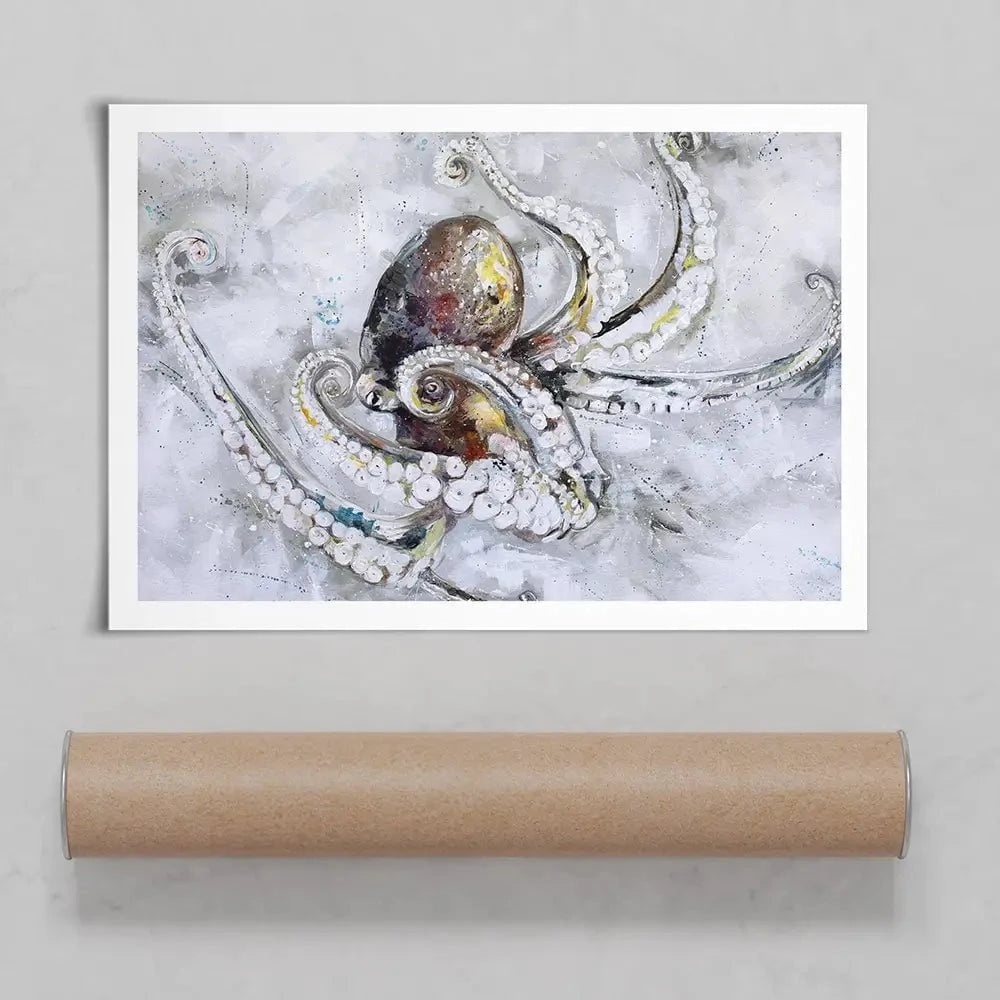Octopus Art Print Octopus Art Print wall art product Nicola Jane Rowles