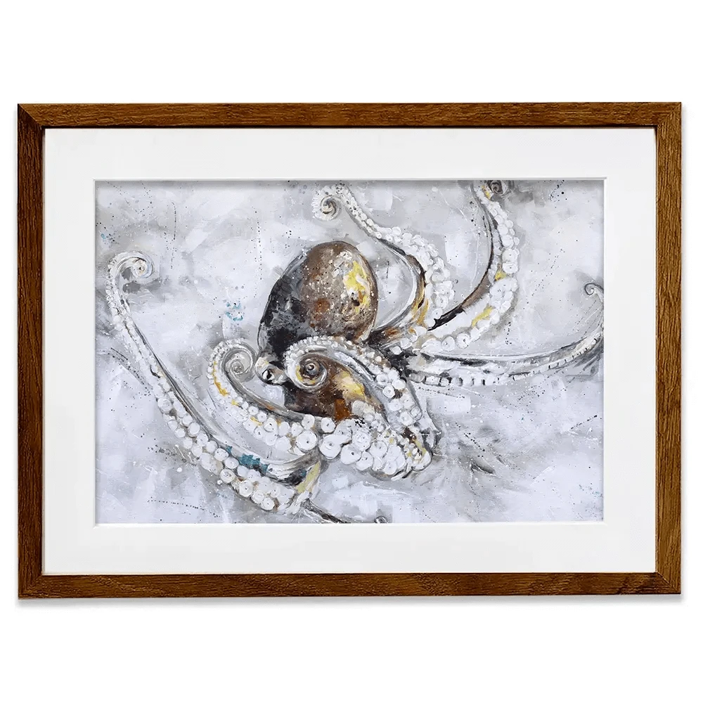 Octopus Framed Art Print Octopus Framed Art Print wall art product Nicola Jane Rowles