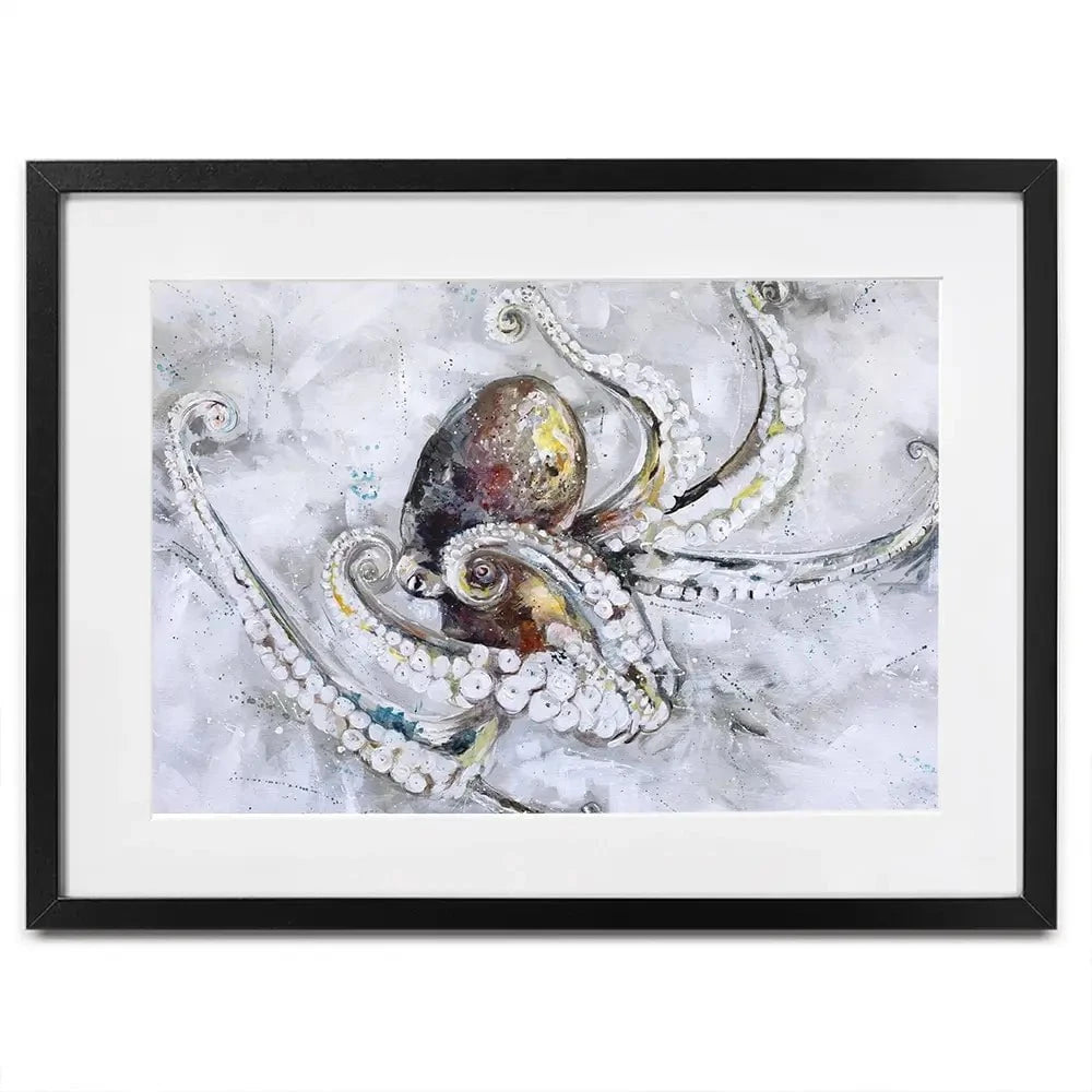 Octopus Framed Art Print Octopus Framed Art Print wall art product Nicola Jane Rowles