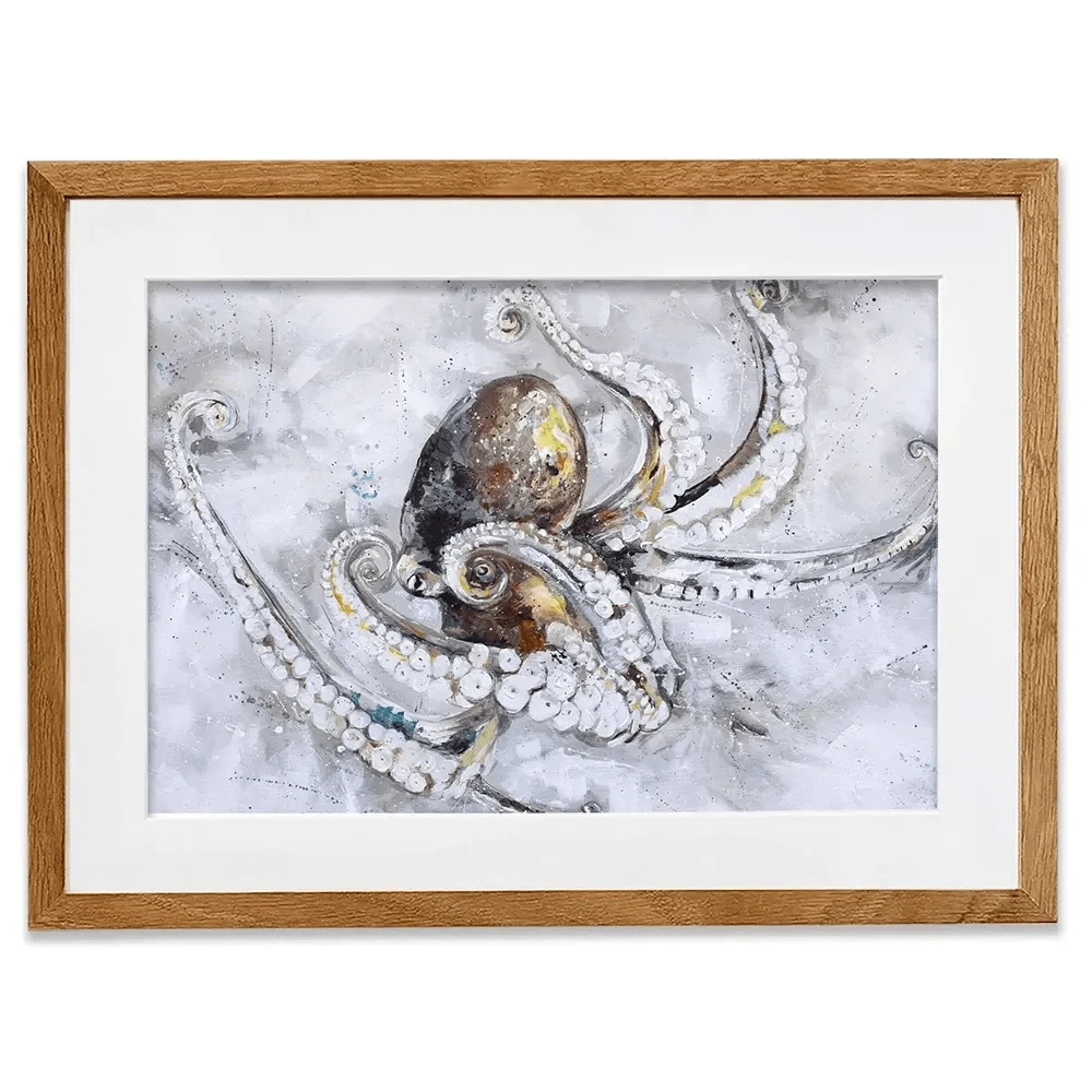 Octopus Framed Art Print Octopus Framed Art Print wall art product Nicola Jane Rowles