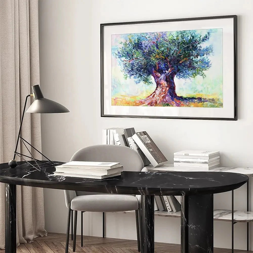 Olive Tree Framed Art Print Olive Tree Framed Art Print wall art product Leon Devenice