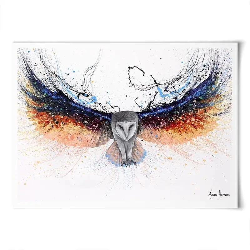 Omnipotent Owl Art Print Omnipotent Owl Art Print wall art product Ashvin Harrison