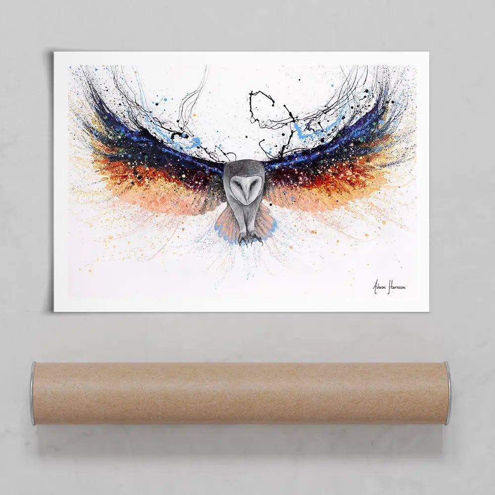 Omnipotent Owl Art Print Omnipotent Owl Art Print wall art product Ashvin Harrison