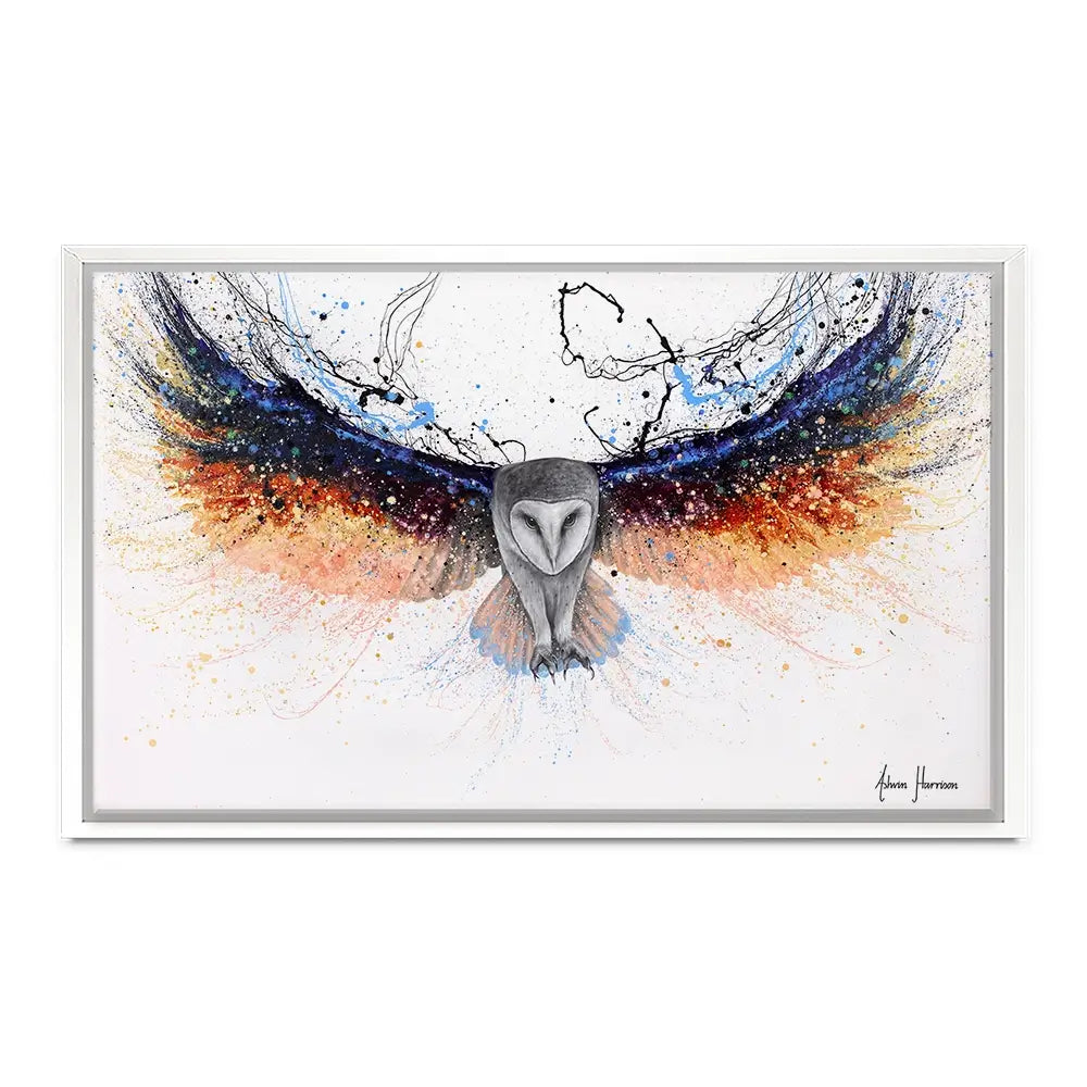 Omnipotent Owl Canvas Print Omnipotent Owl Canvas Print wall art product Ashvin Harrison