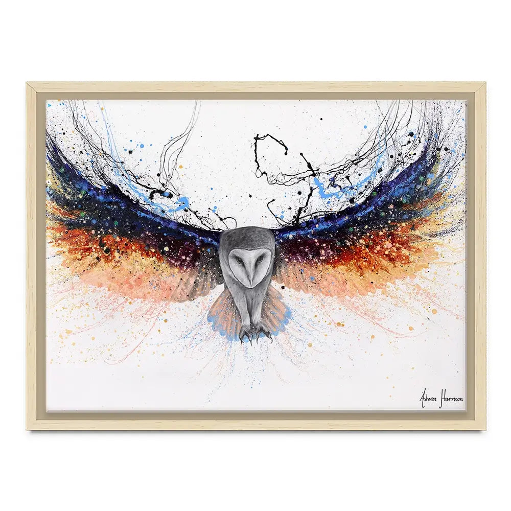 Omnipotent Owl Canvas Print Omnipotent Owl Canvas Print wall art product Ashvin Harrison