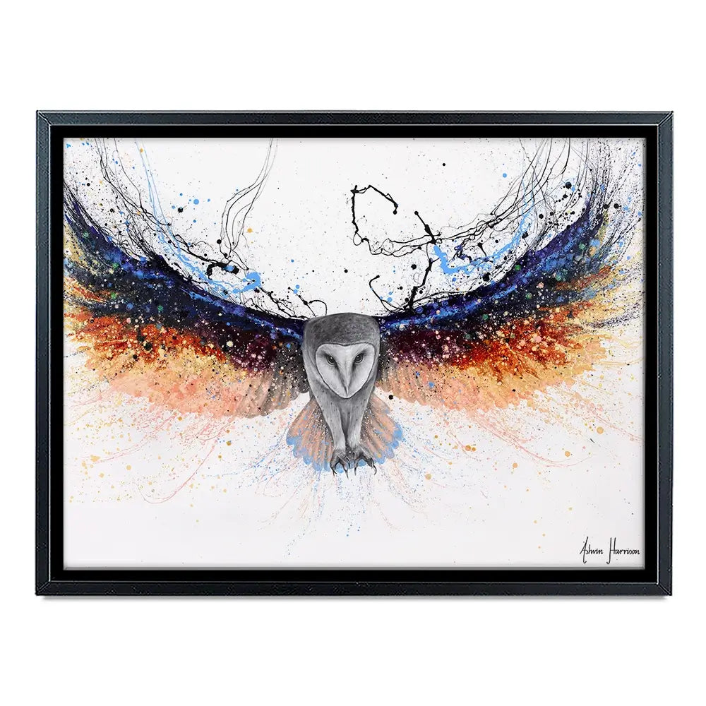 Omnipotent Owl Canvas Print Omnipotent Owl Canvas Print wall art product Ashvin Harrison