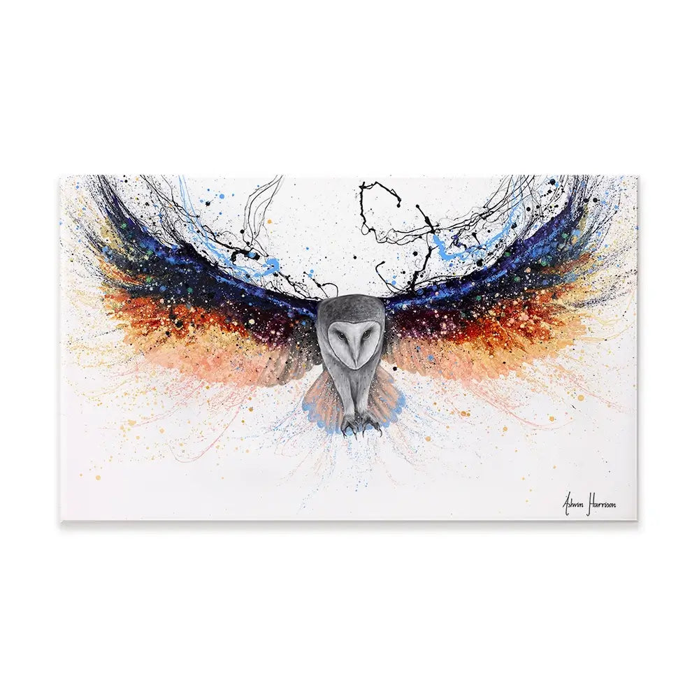 Omnipotent Owl Canvas Print Omnipotent Owl Canvas Print wall art product Ashvin Harrison