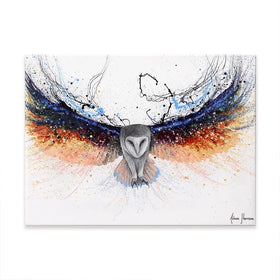 Omnipotent Owl Canvas Print Omnipotent Owl Canvas Print wall art product Ashvin Harrison