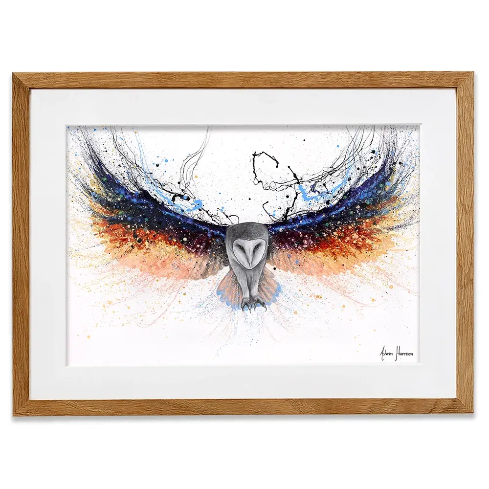 Omnipotent Owl Framed Art Print Omnipotent Owl Framed Art Print wall art product Ashvin Harrison