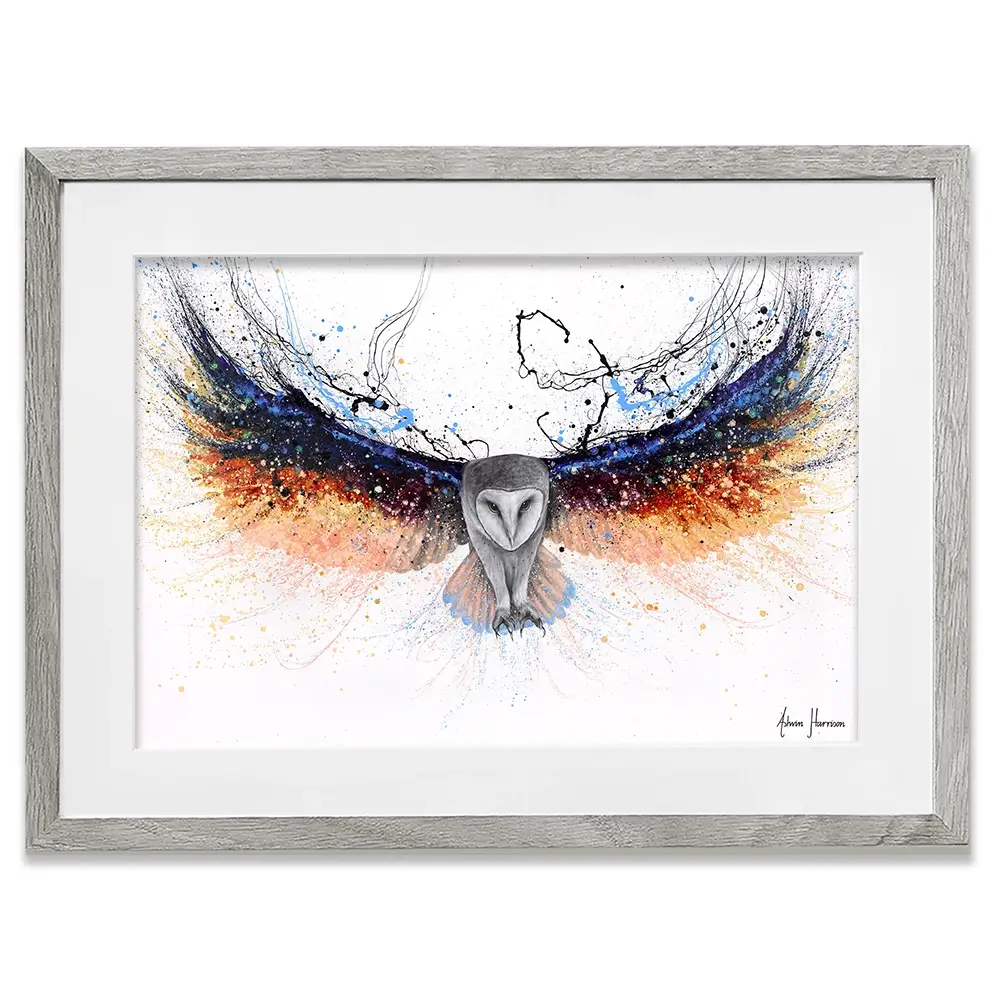 Omnipotent Owl Framed Art Print Omnipotent Owl Framed Art Print wall art product Ashvin Harrison
