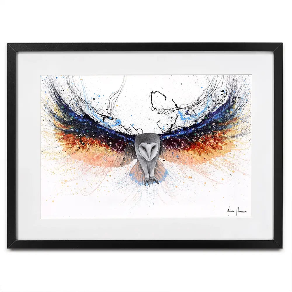 Omnipotent Owl Framed Art Print Omnipotent Owl Framed Art Print wall art product Ashvin Harrison