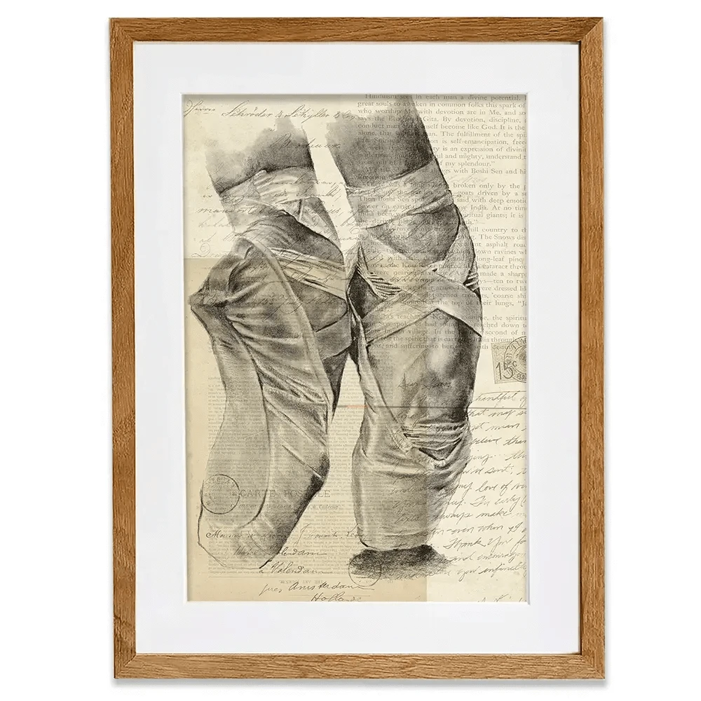 On Pointe Framed Art Print On Pointe Framed Art Print wall art product Jennifer Paxton Parker