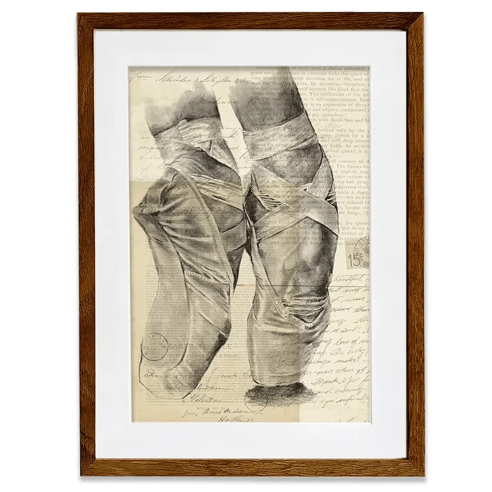 On Pointe Framed Art Print On Pointe Framed Art Print wall art product Jennifer Paxton Parker