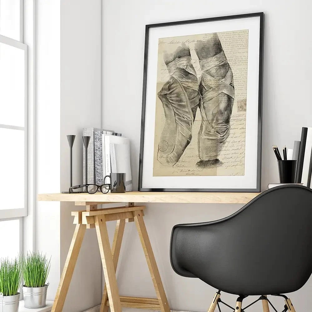 On Pointe Framed Art Print On Pointe Framed Art Print wall art product Jennifer Paxton Parker