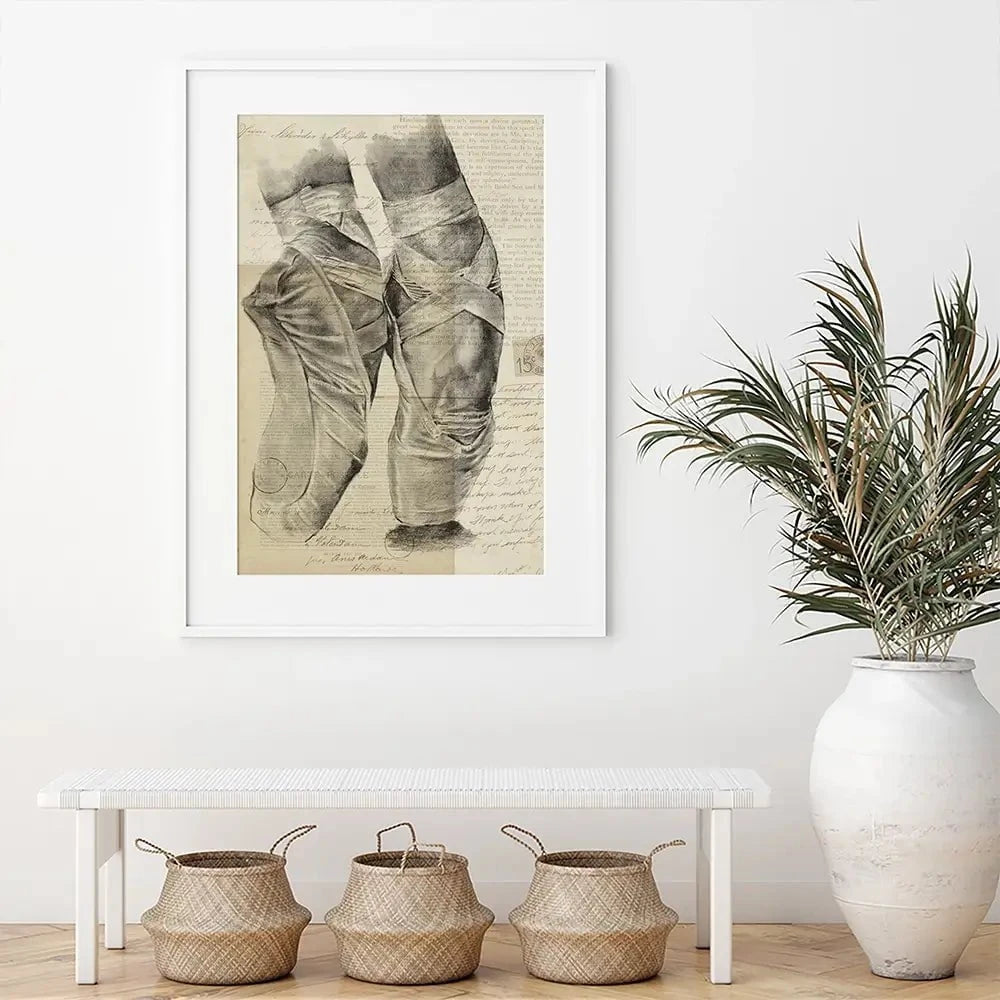 On Pointe Framed Art Print On Pointe Framed Art Print wall art product Jennifer Paxton Parker