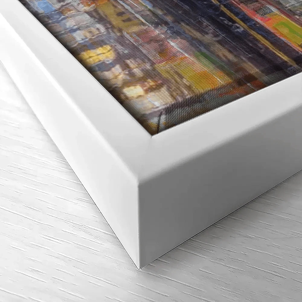 On The Amsterdam Canals Canvas Print On The Amsterdam Canals Canvas Print wall art product Studio Paint-Ing