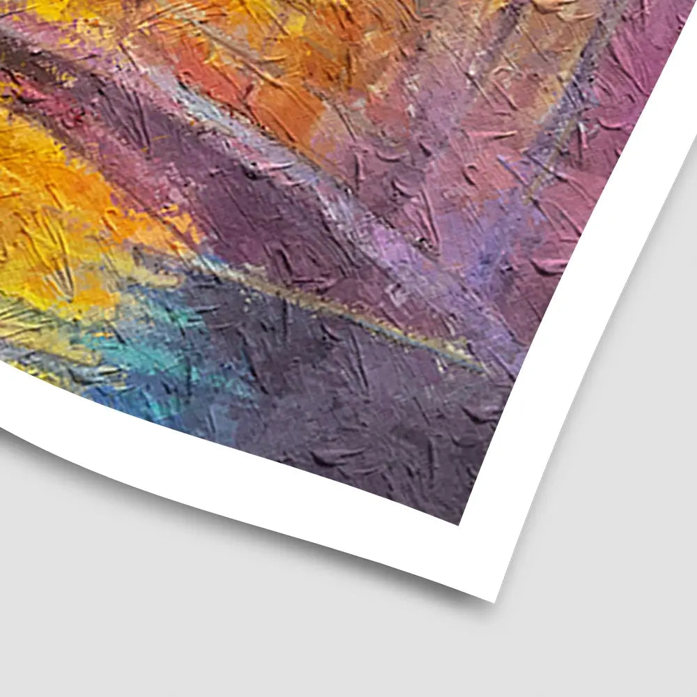 On The Bridge Art Print On The Bridge Art Print wall art product Art Print Shop