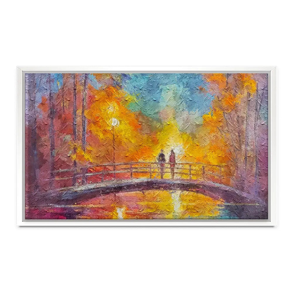On The Bridge Canvas Print On The Bridge Canvas Print wall art product Art Print Shop